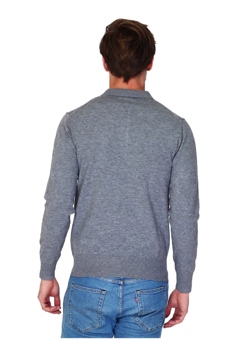 Pull col polo cachemire William de faye