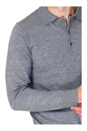 Pull col polo cachemire William de faye