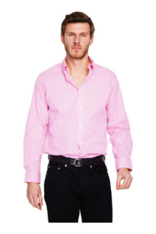 Chemise homme rosée