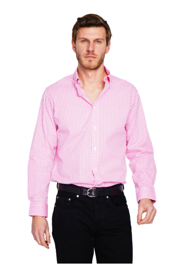 Chemise homme rosée