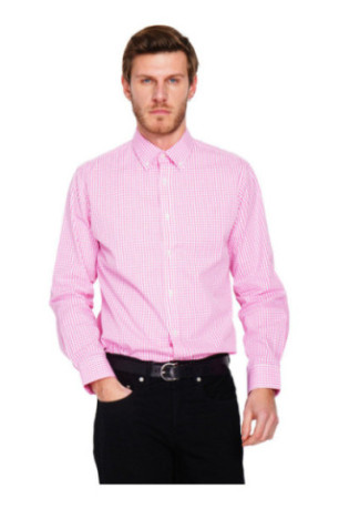 Chemise homme rosée