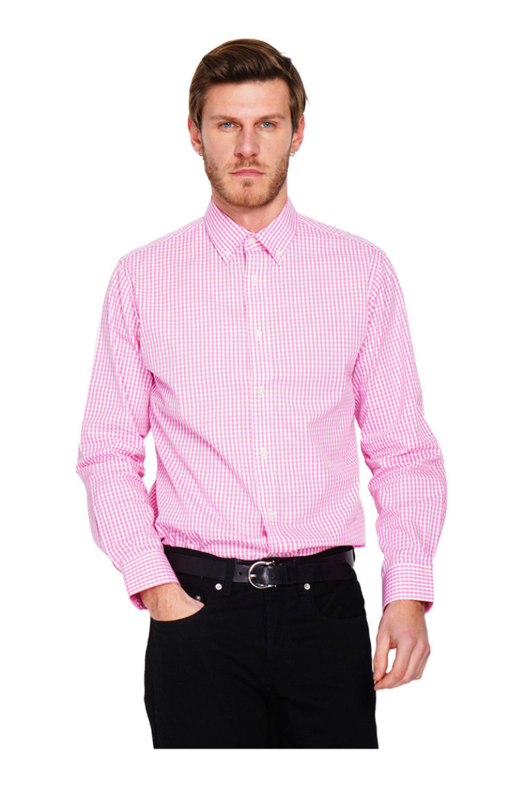 Chemise homme rosée