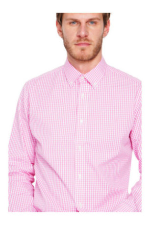 Chemise homme rosée