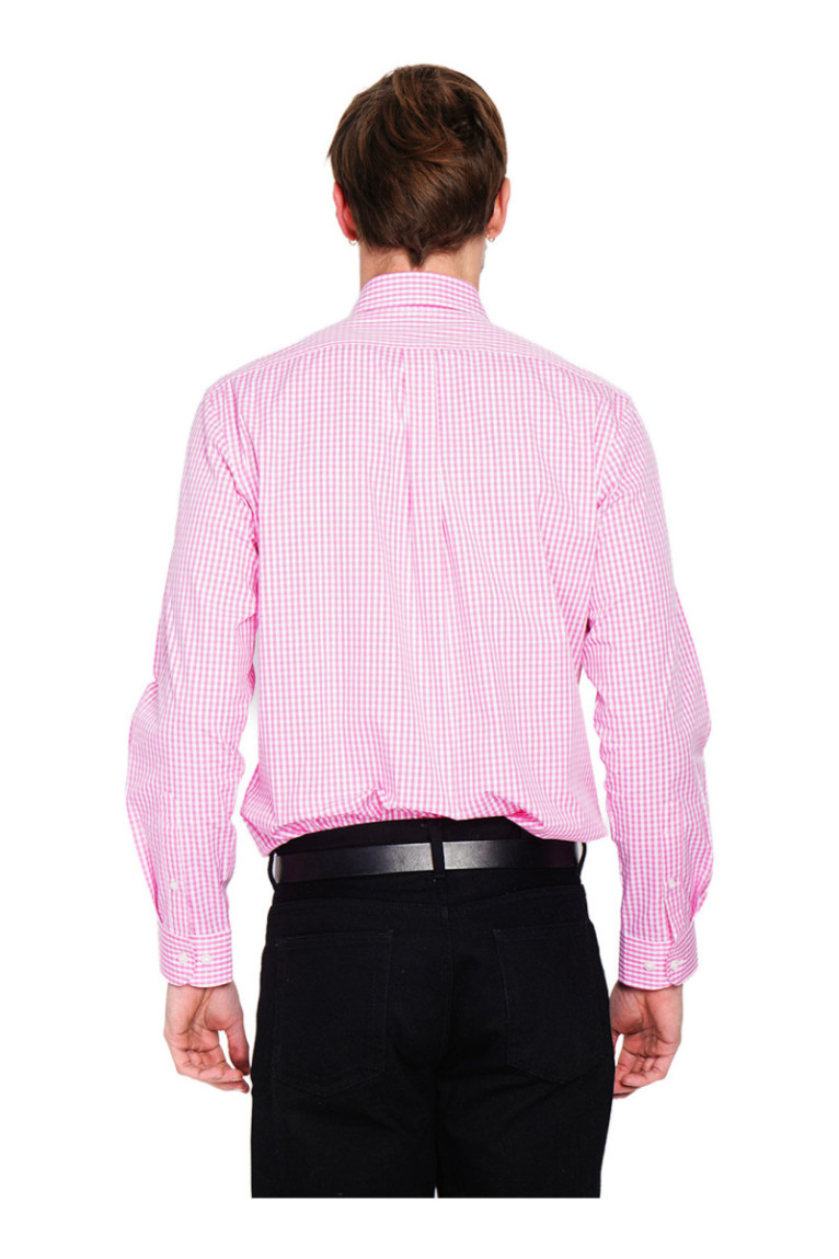 Chemise homme rosée