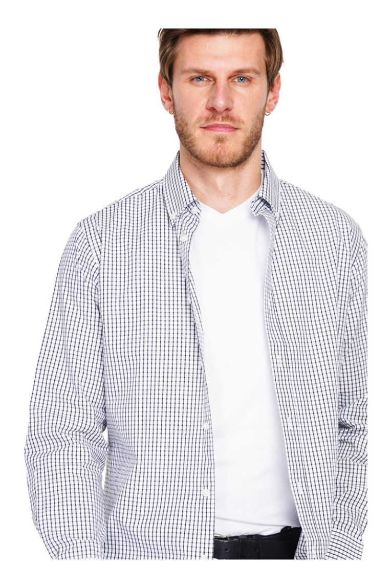 Chemise Blanche et noire