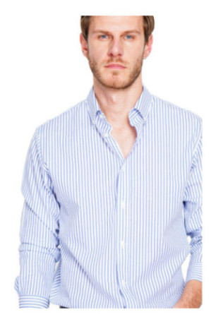 Chemise à rayures Azur