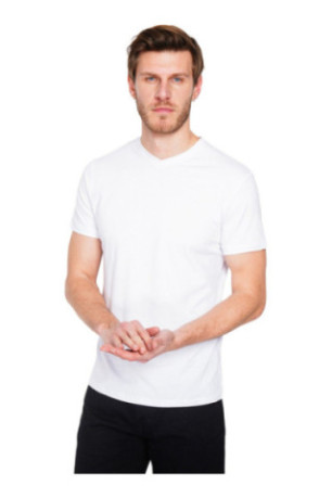 T-shirt manches courtes Blanc