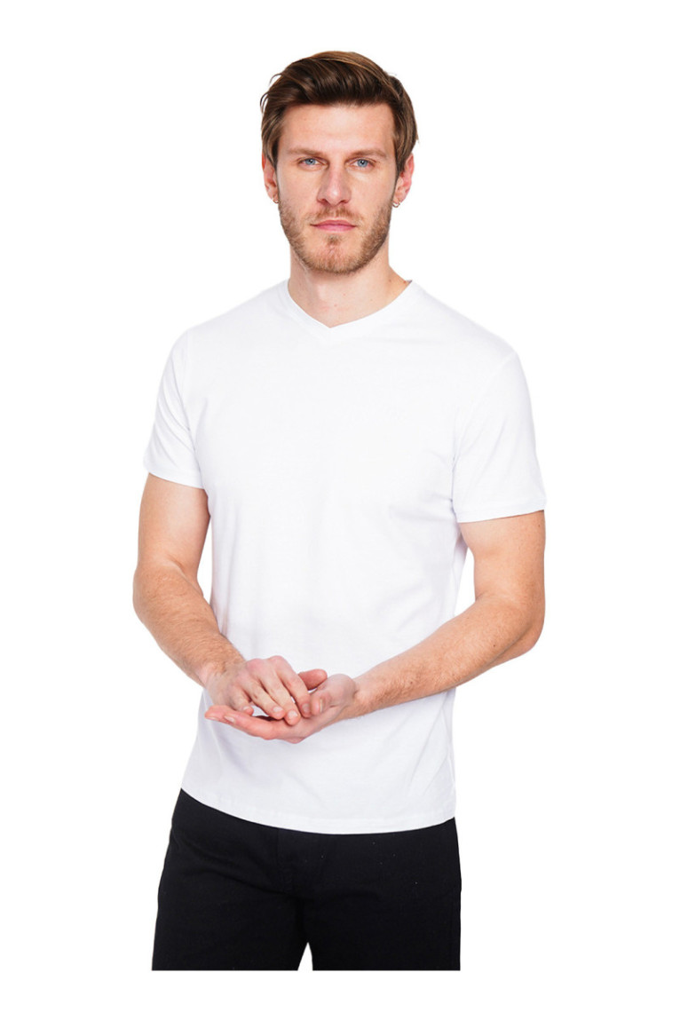 T-shirt manches courtes Blanc