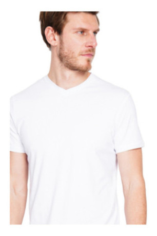 T-shirt manches courtes Blanc