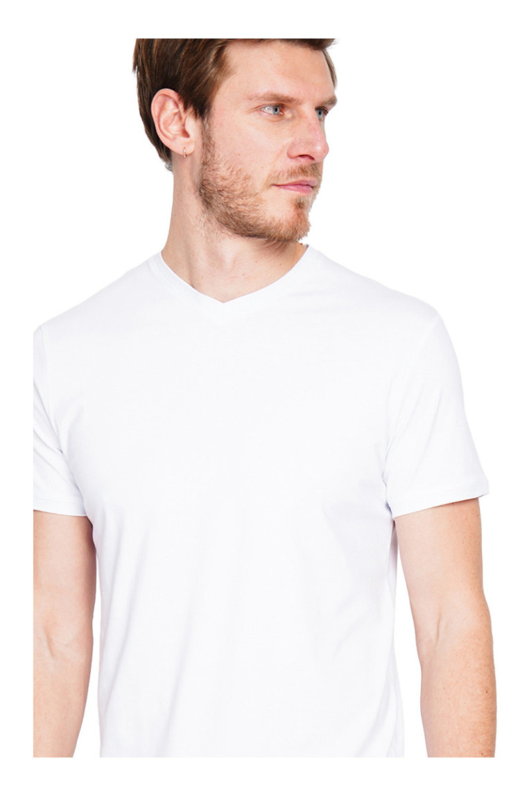 T-shirt manches courtes Blanc