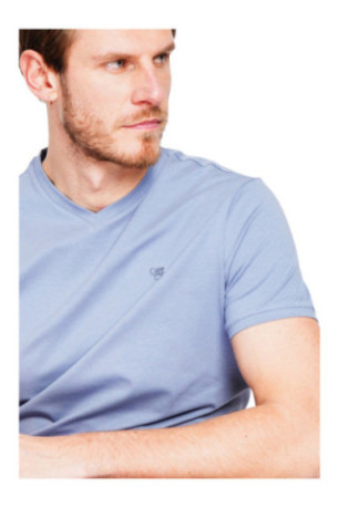 T-shirt manches courtes bleu jeans