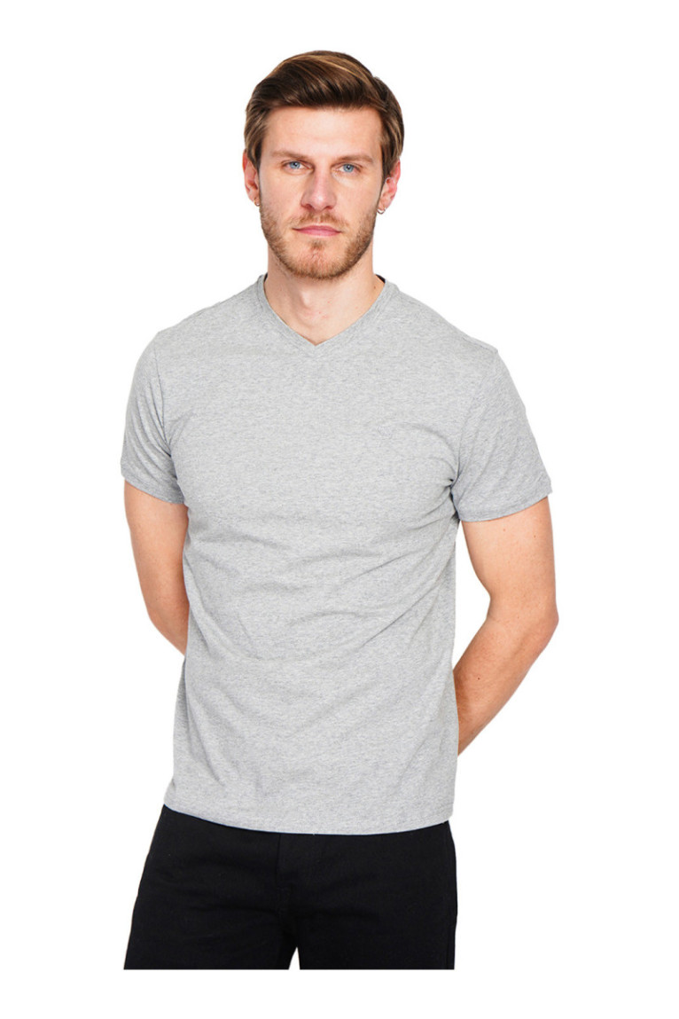 T-shirt manches courtes Gris perle