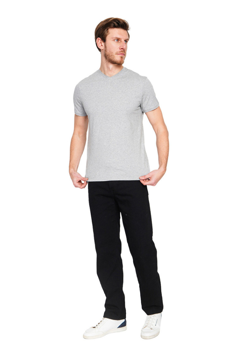T-shirt manches courtes Gris perle