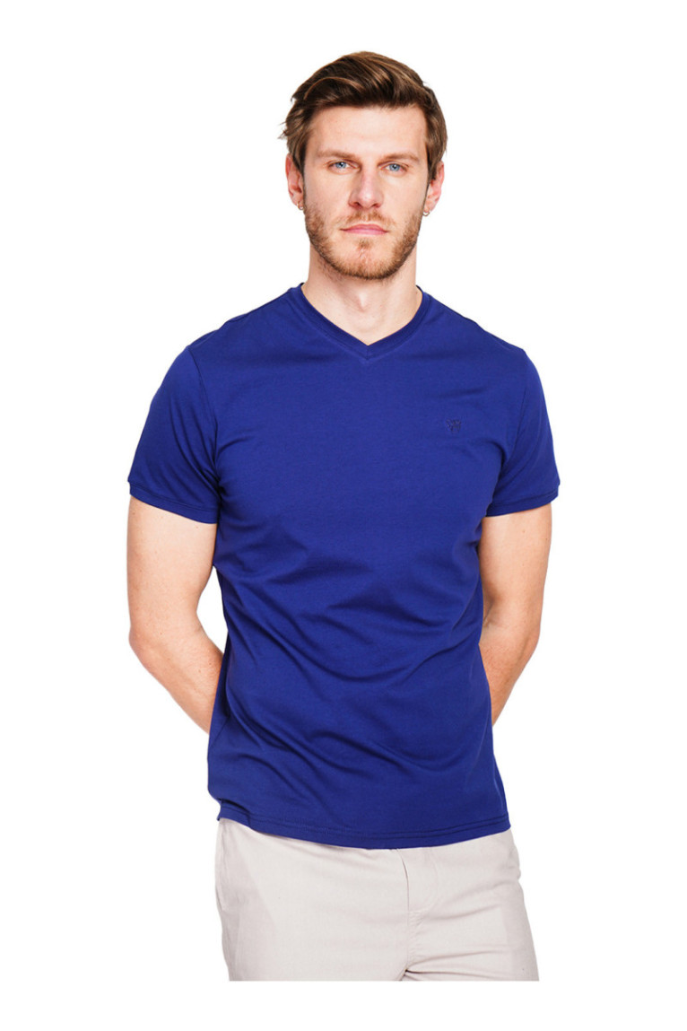 T-shirt manches courtes Marine