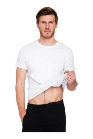 T-shirt manches courtes Blanc