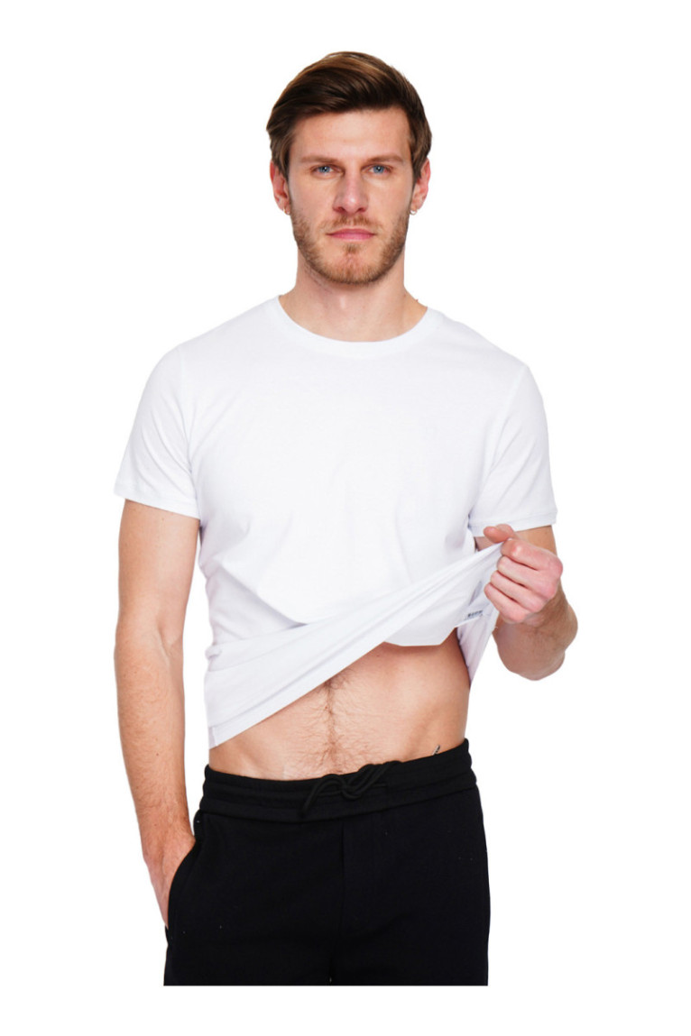 T-shirt manches courtes Blanc