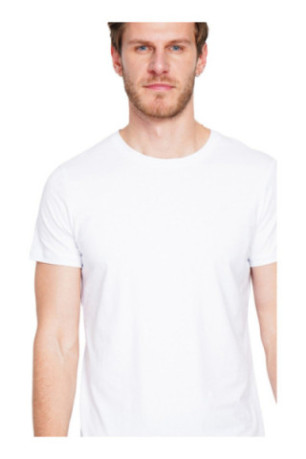 T-shirt manches courtes Blanc