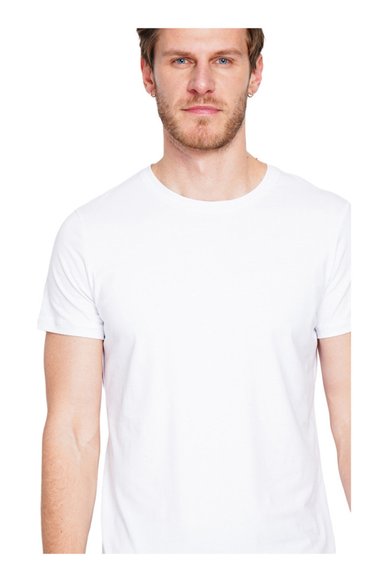 T-shirt manches courtes Blanc