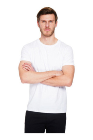 T-shirt manches courtes Blanc