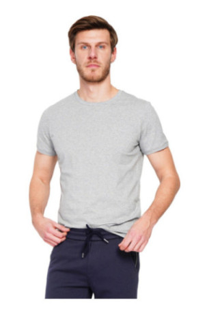 T-shirt manches courtes Gris perle