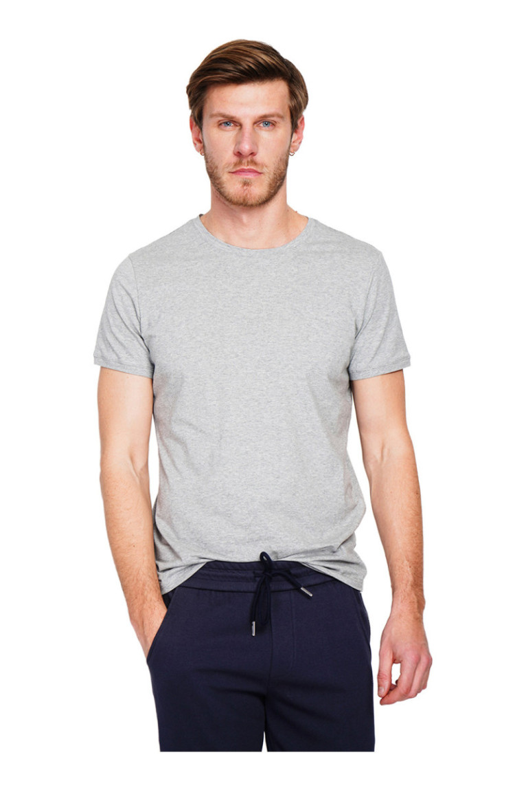 T-shirt manches courtes Gris perle