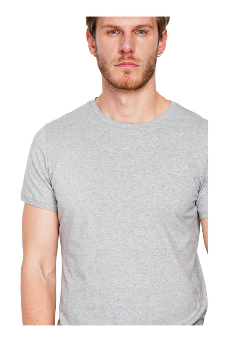 T-shirt manches courtes Gris perle