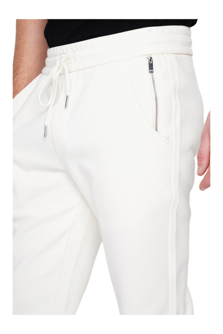 Pantalon jogging blanc cassé