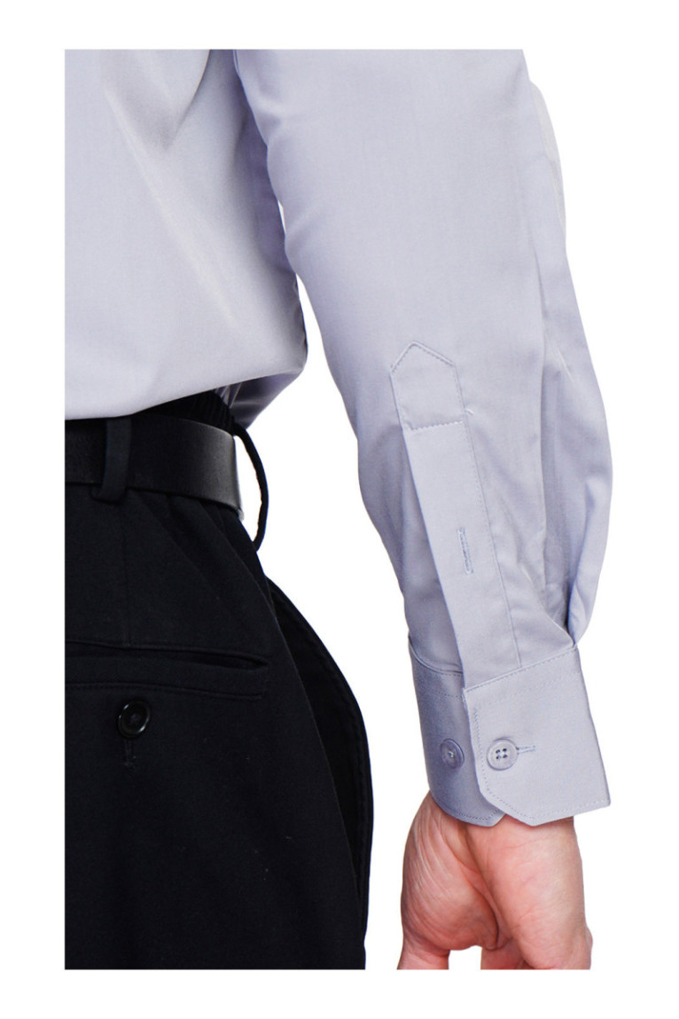 Chemise gris perle