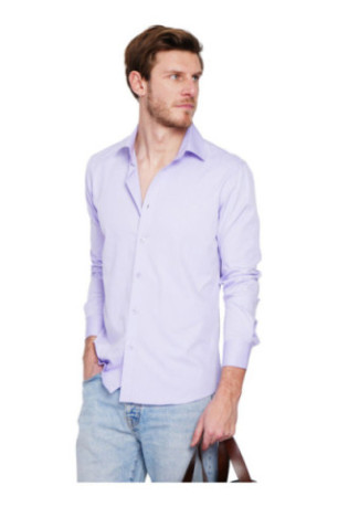 Chemise lilas