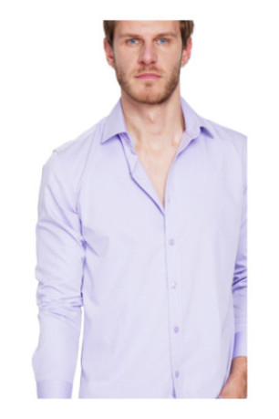 Chemise lilas