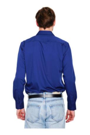 Chemise manches longues Marine