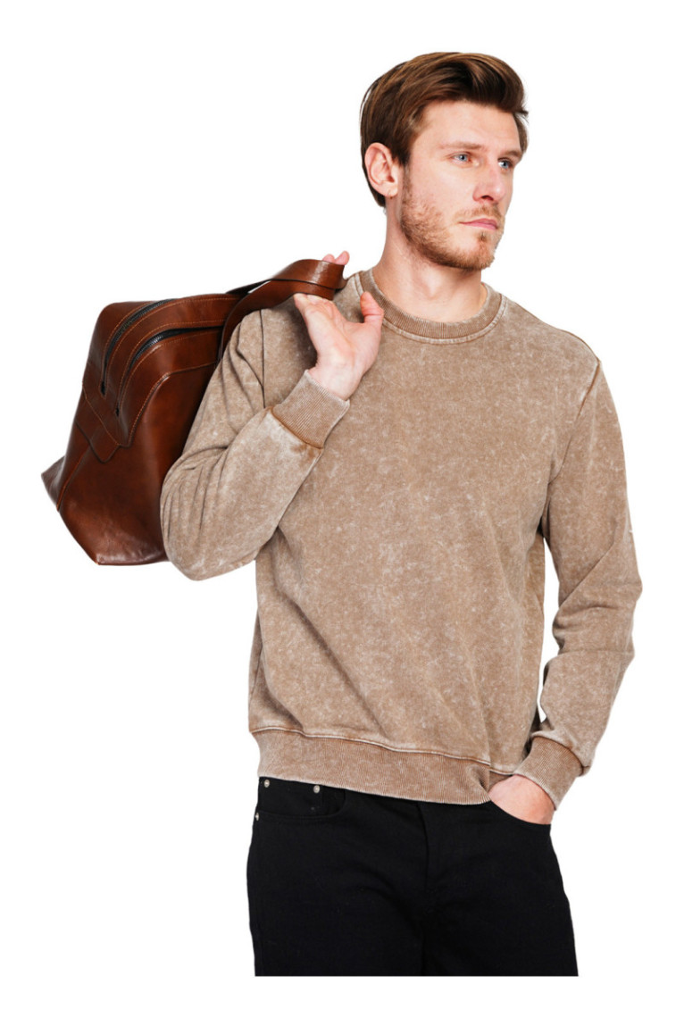 Sweat manches longues Marron