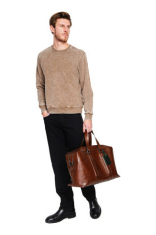 Sweat manches longues Marron