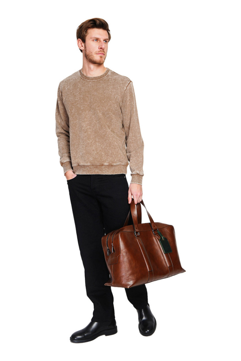 Sweat manches longues Marron