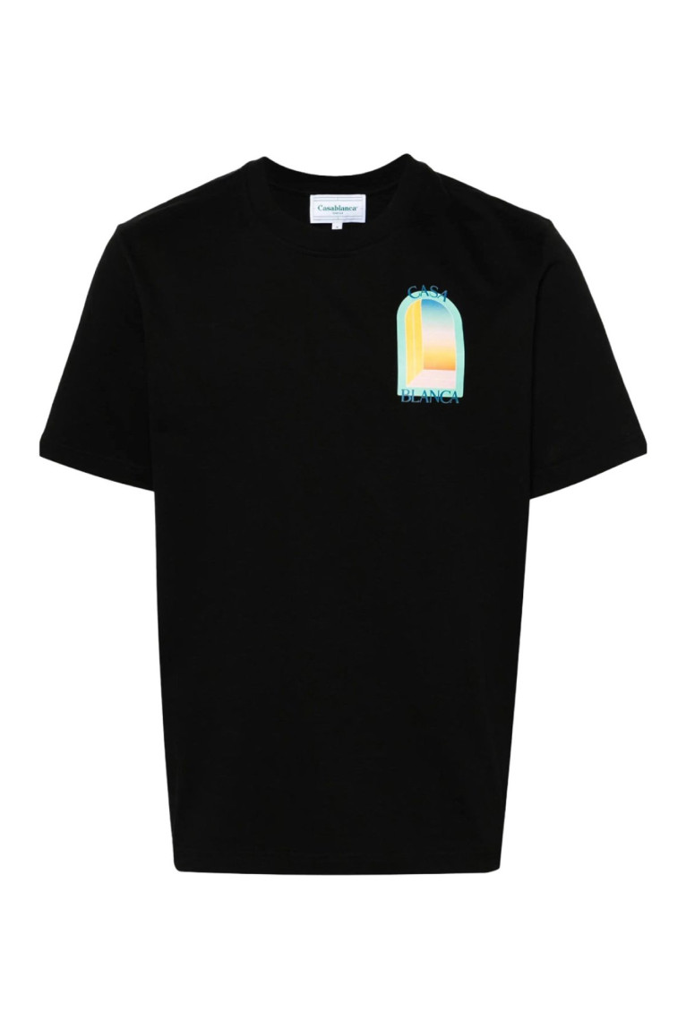 TShirt MC logo printé Casa blanca