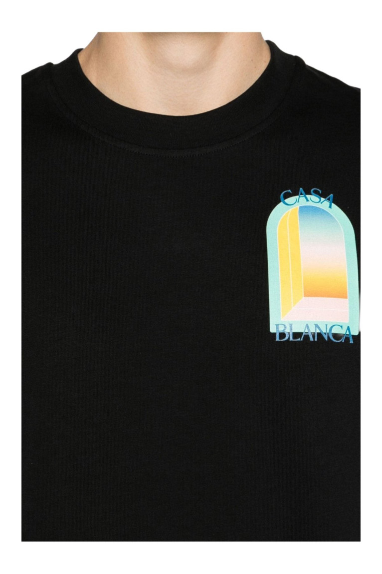 TShirt MC logo printé Casa blanca