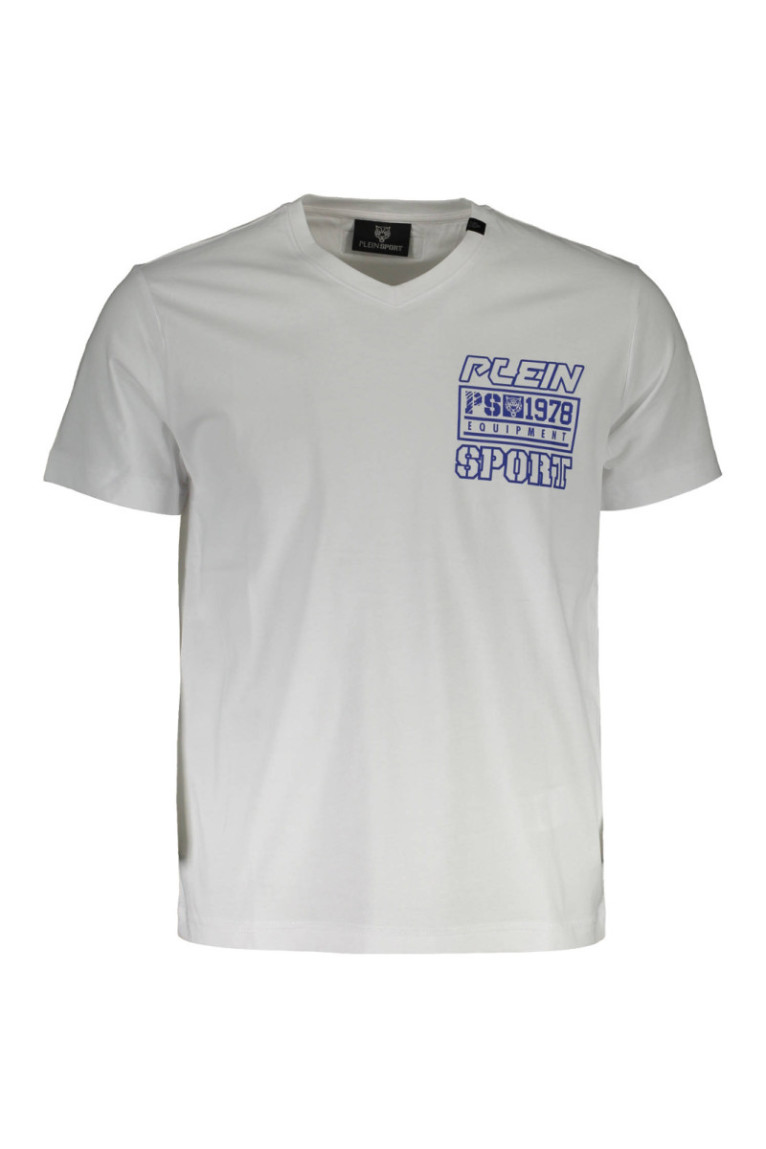 T-SHIRT PLEIN SPORT MANCHES COURTES HOMME BLANC Plein Sport