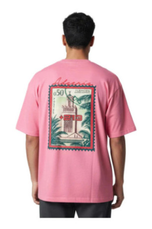 T-shirt MC logo ALGERIE 213 - Rose