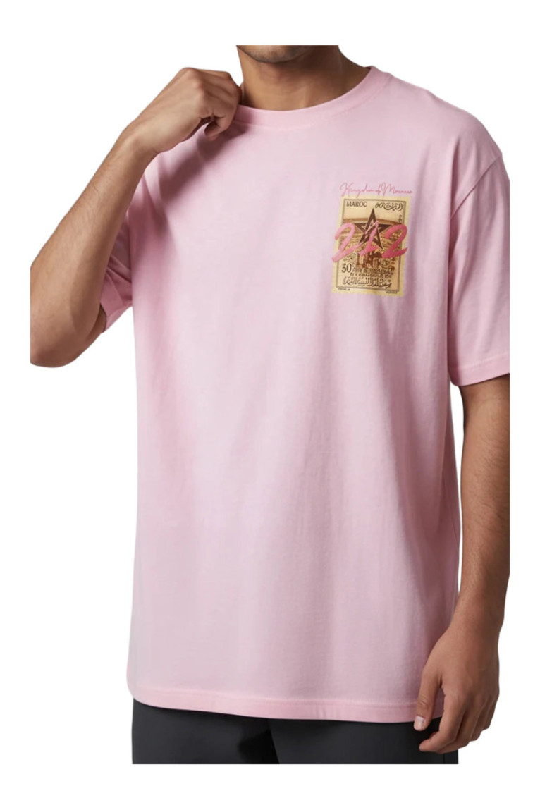 T-shirt MC logo MAROC 212 - Rose