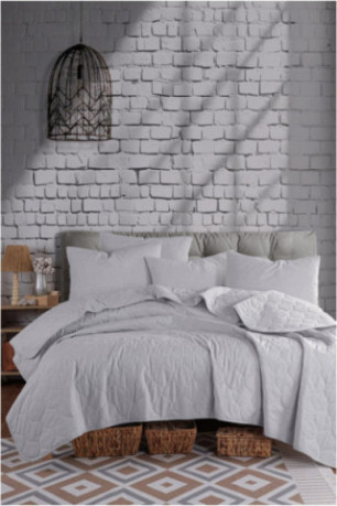 Ensemble de couvre-lit matelassé - 240x220cm