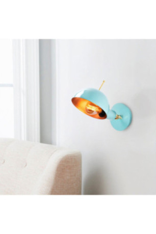 Applique murale - Cuivre turquoise