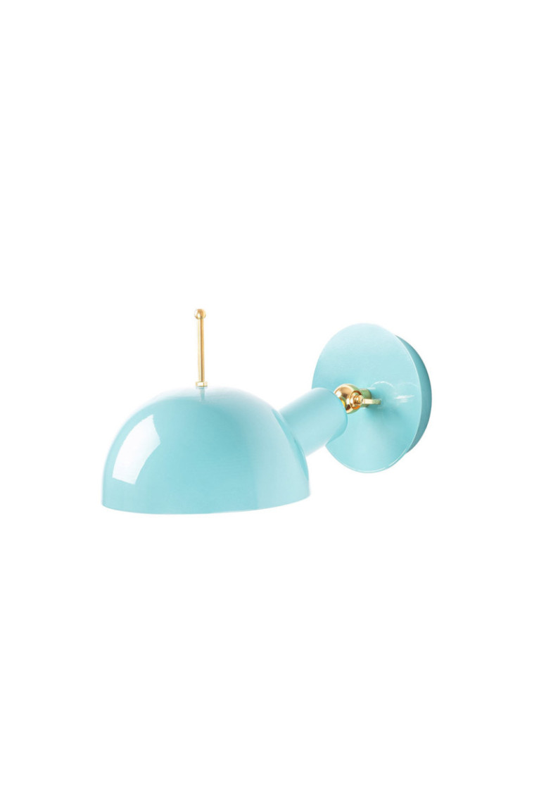 Applique murale - Cuivre turquoise