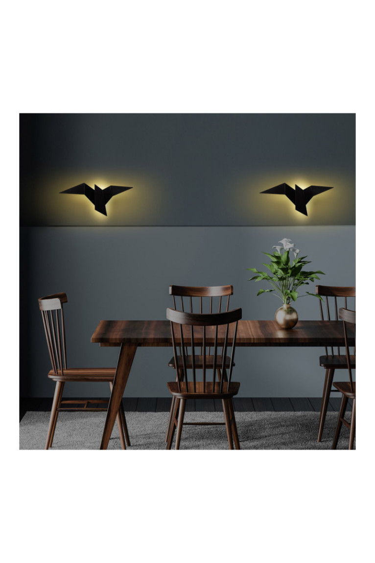Applique murale - Noir