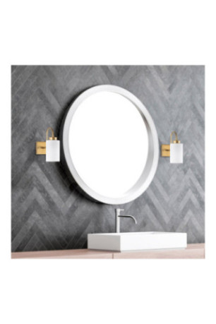 Applique murale - Or blanc
