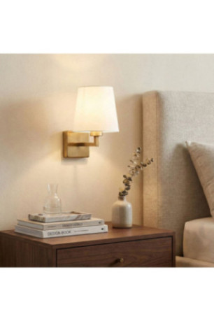 Applique murale - Or blanc