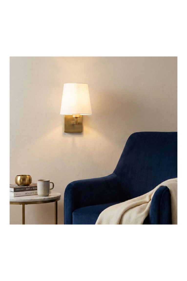 Applique murale - Or blanc