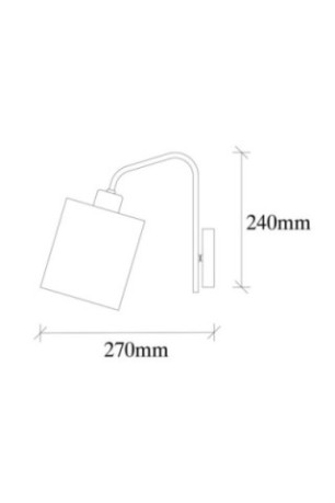 Applique murale - Nickel blanc