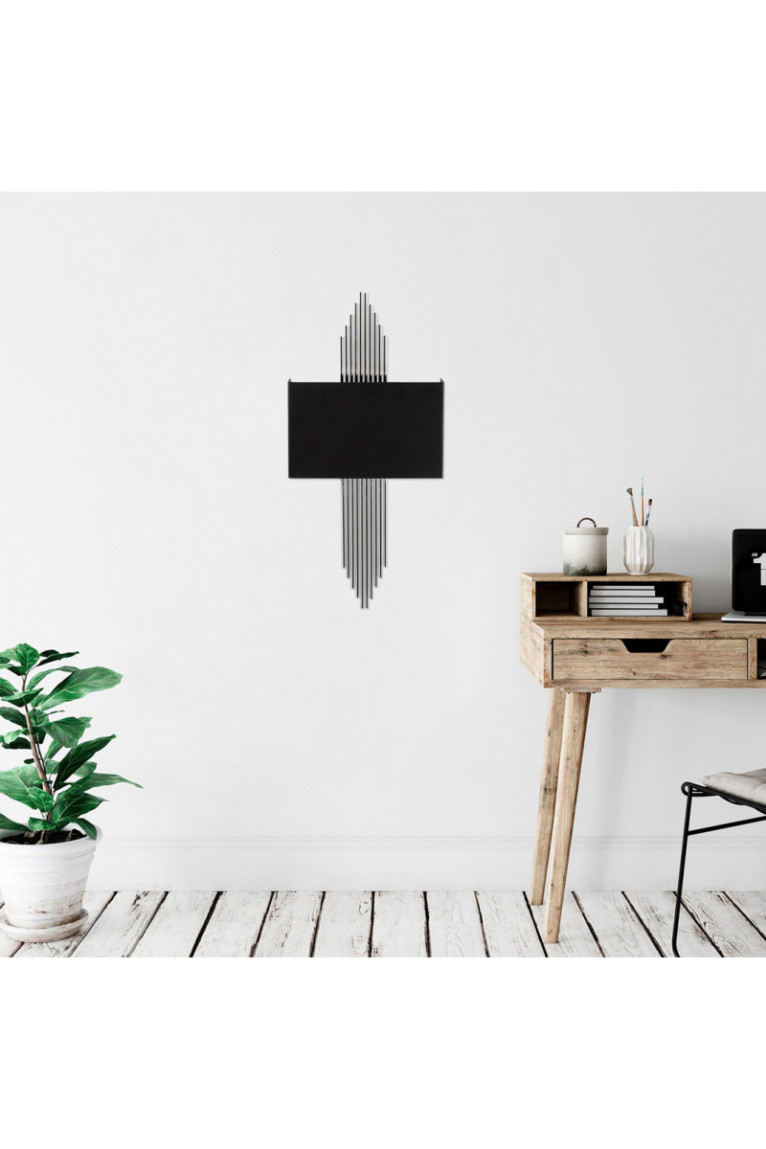 Applique murale - Noir Argent