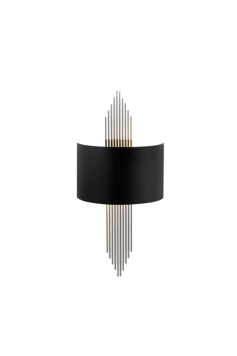 Applique murale - Noir Argent