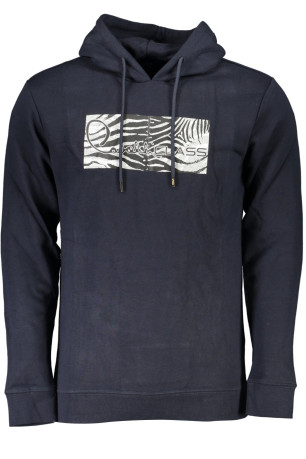 Sweat manches longues bleu Cavalli Class